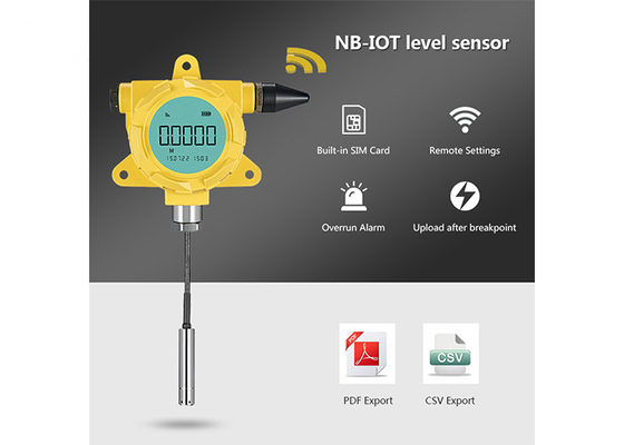 سنسور سطح مخزن آب بی سیم Zigbee Nb Iot Lora کنترل کننده سطح آب بی سیم